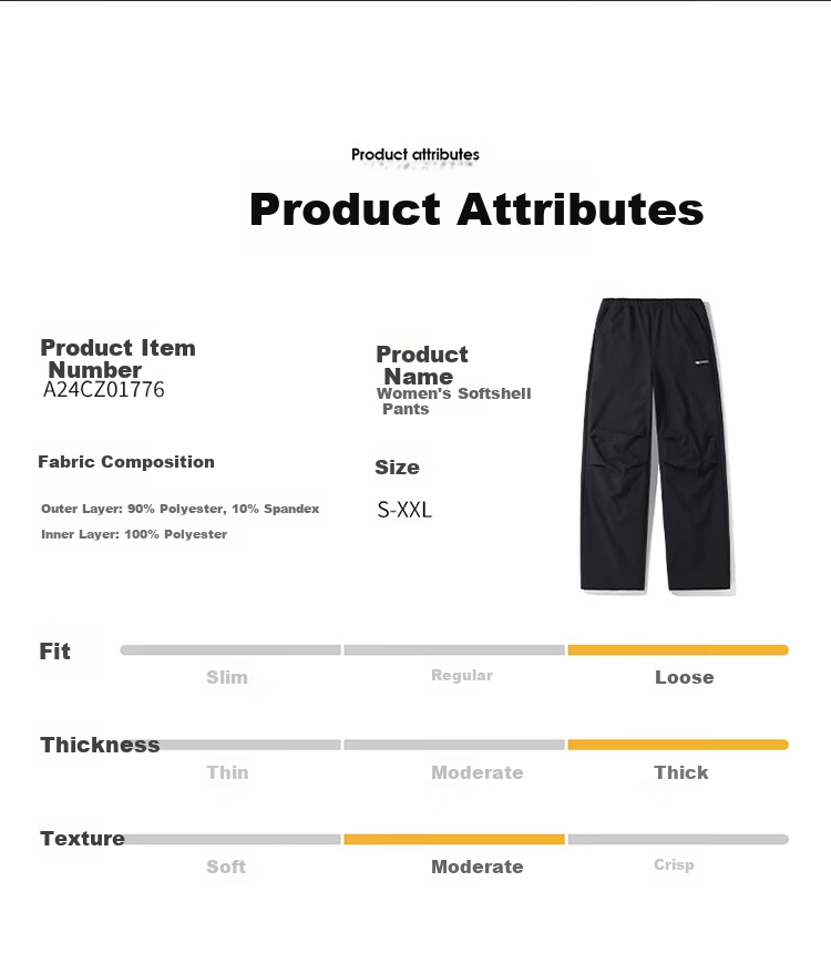 CAMEL [Wang Junkai Edition] Outdoor Ski Pants Men Fleece Lined Warm Water-Repellent Loose Work Pants Women 1684 18