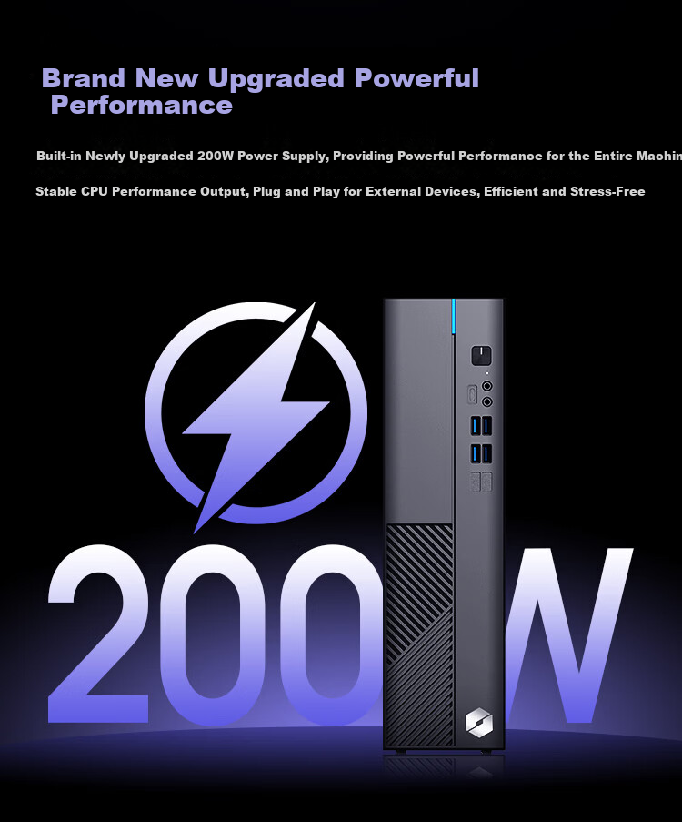 Mechanical Revolution Wujie S500 Commercial Office Desktop Computer (Core i5-14450HX, 16GB DDR5, 512GB SSD, WiFi6) 5