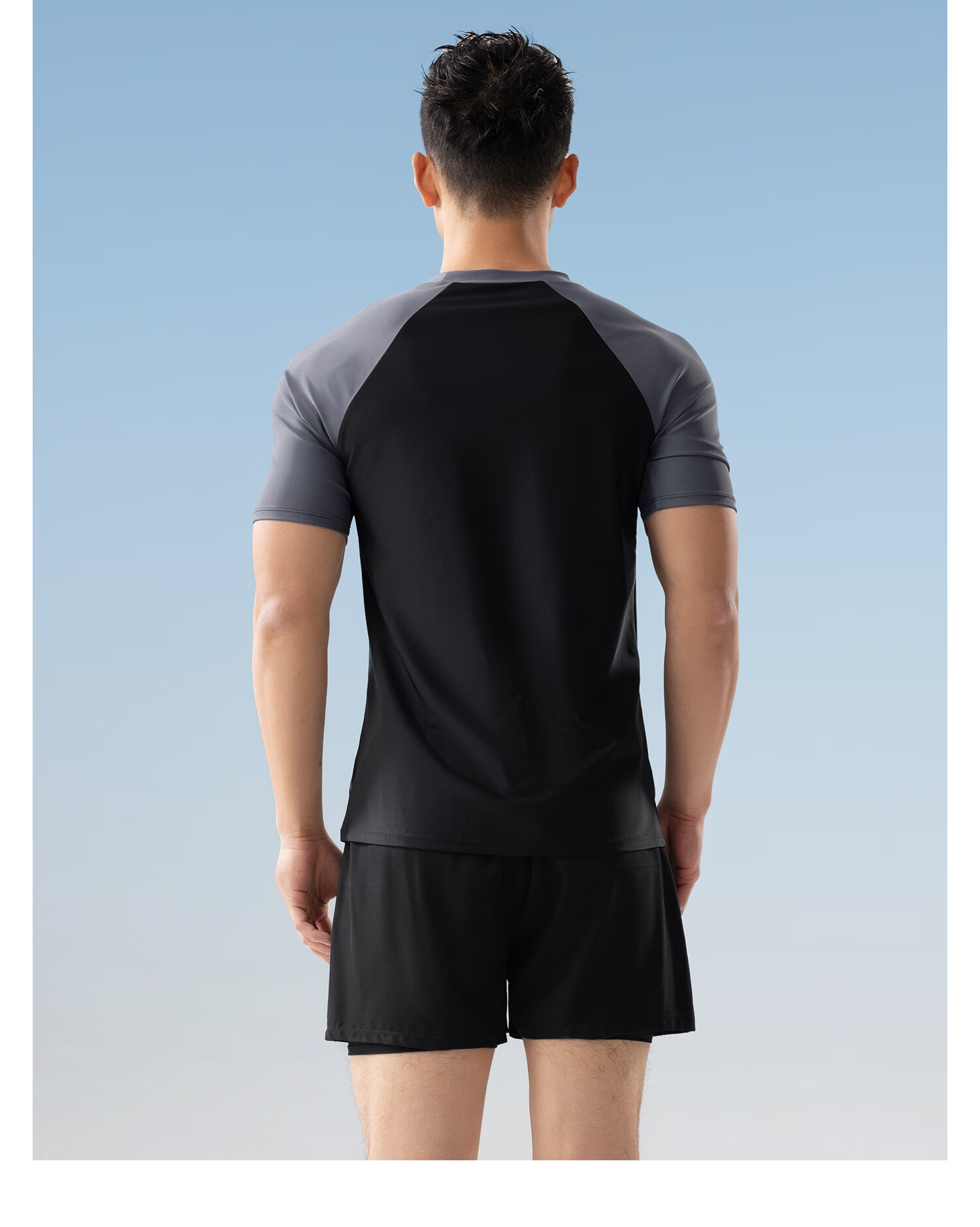 361° Men's Swimwear Set Trunks Goggles Swim Cap Square Leg Beach Shorts Vacation Hot Spring Swimming Gear 15