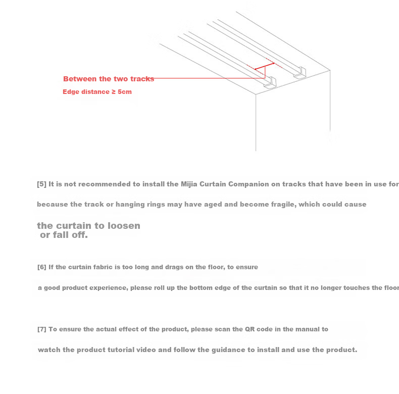 Mijia Xiaomi Mijia Curtain Companion (Roman Rod Version) Smart Electric Automatic Curtain Ready to Use 21
