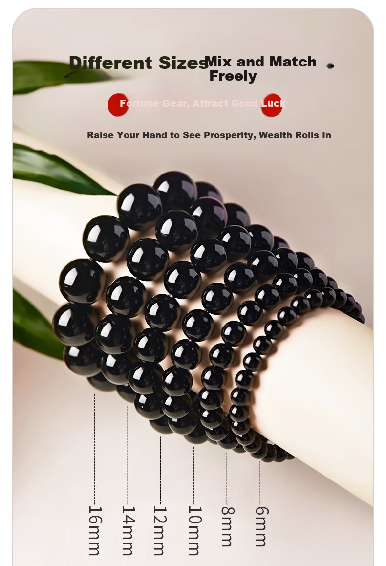 Jinshiling Collectible Natural Aquamarine Obsidian Bracelet Unisex Five Elements Crystal Bracelet Qixi Valentine's Day Gift 8