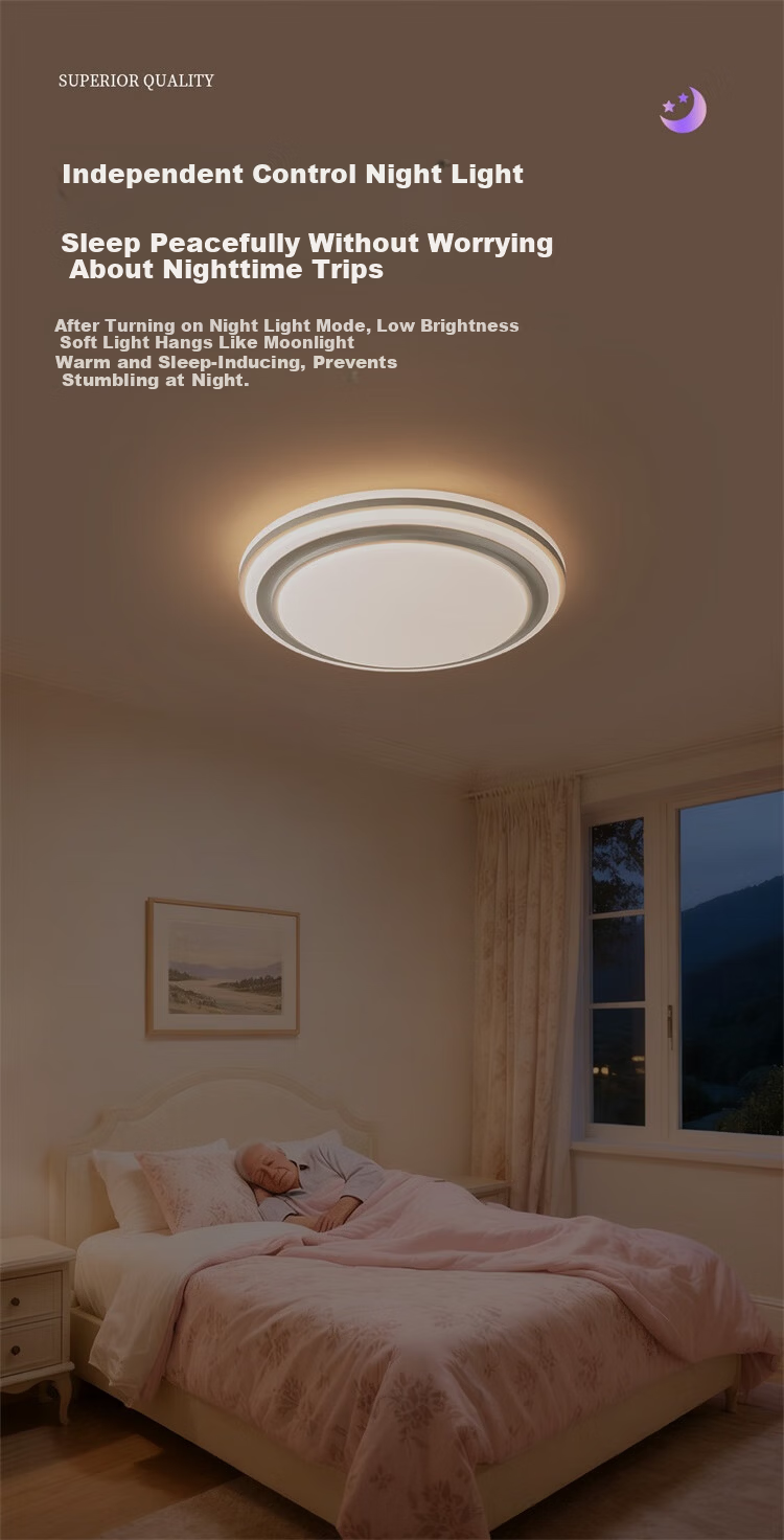 NVC Offline Voice Full-Spectrum Ceiling Light Living Room Main Light Eye Protection Bedroom Lamp with Installation Included 11