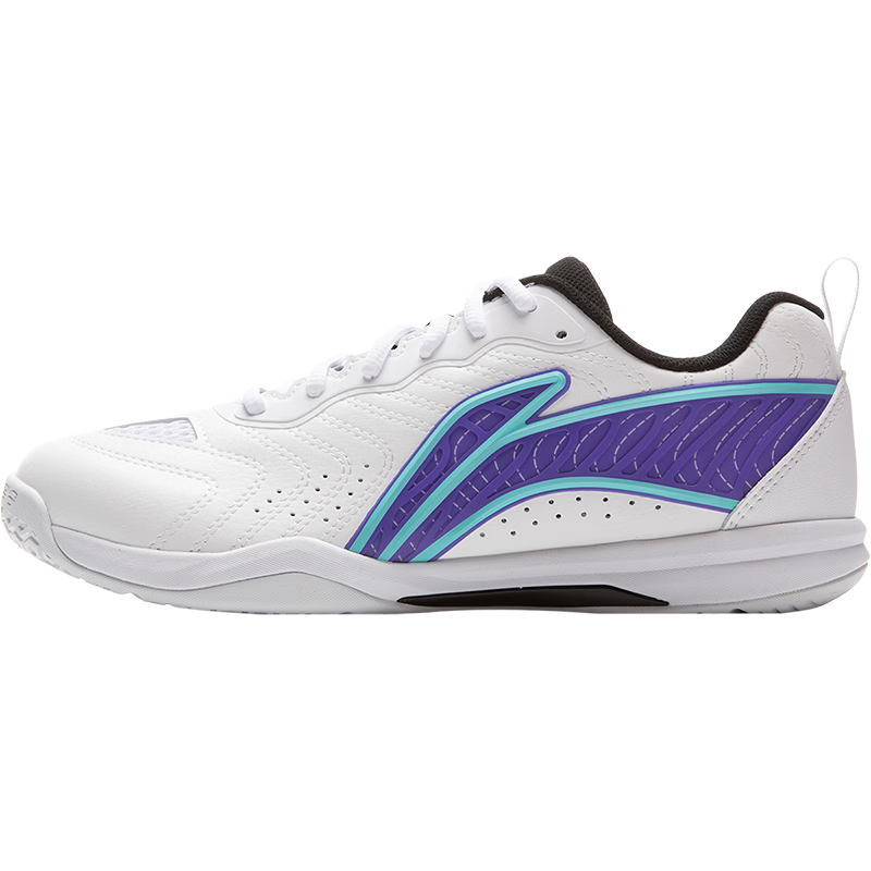 Li-Ning Table Tennis Shoes Eagle Eye 3.0, Non-Slip, Wear-Resistant, Breathable, Professional Training Sports Shoes, Unisex, Starry Purple, Size 44
