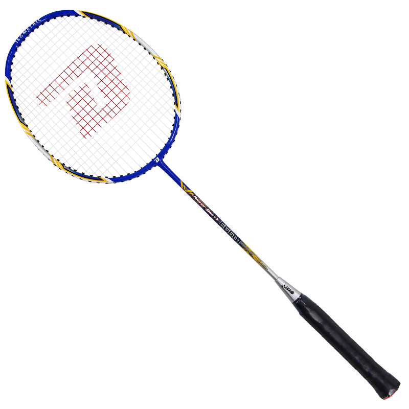 DHS Badminton Racket, Single Racket, Carbon Fiber Competition Racket, EG601 Blue (Pre-Strung with Grip Tape Included)