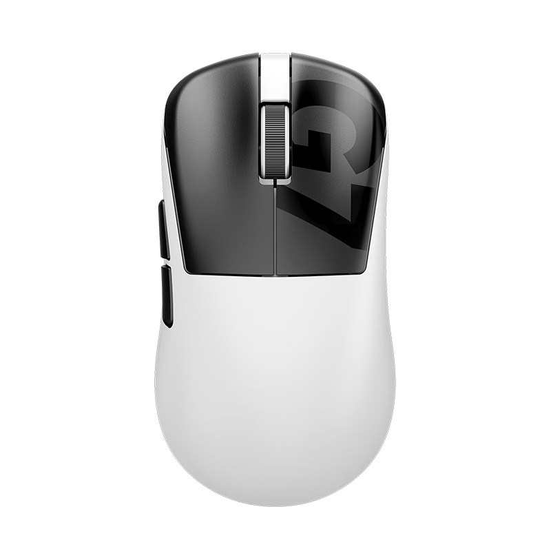 MACHENIKE G7 Lightweight Gaming Mouse Tri-Mode Connectivity Symmetrical Ergonomic Design Large Capacity Battery Long Battery Life Web Driver Black White