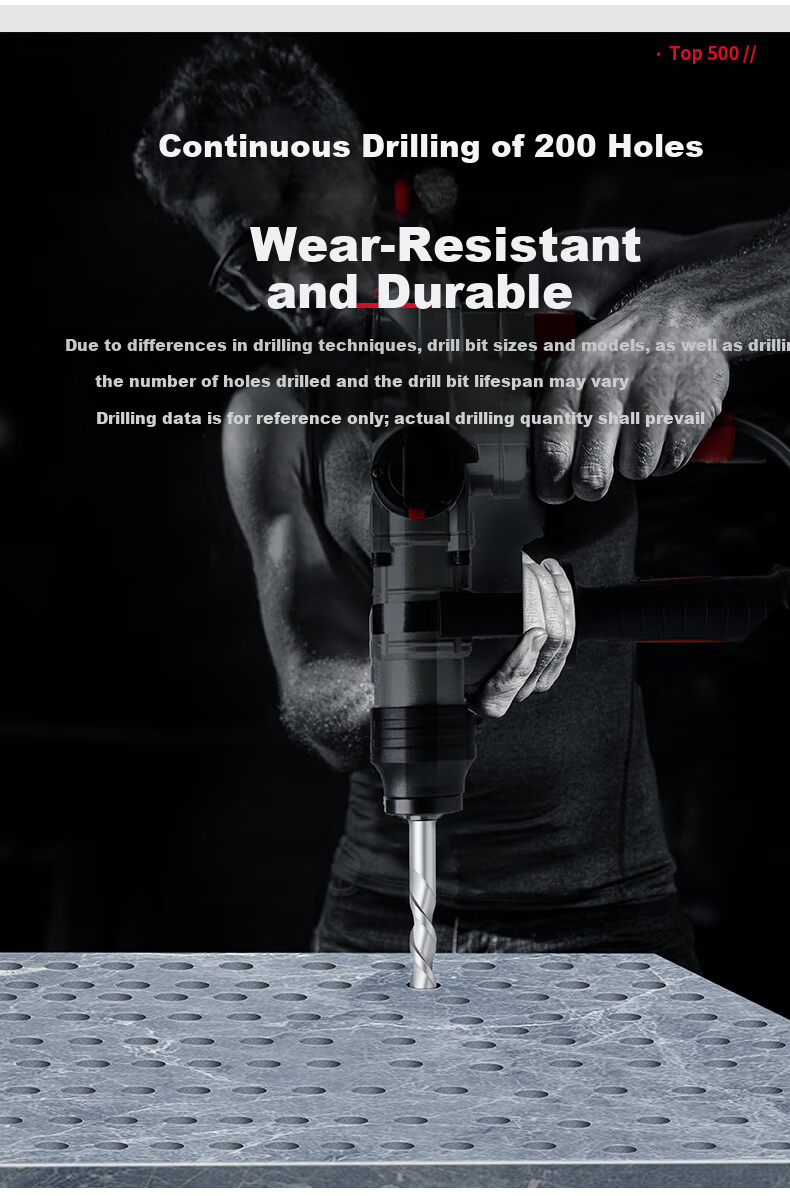 DELIXI ELECTRIC DLX-D6 14×160 Flat Impact Electric Hammer Drill Bit Tungsten Steel Alloy Concrete Wall Penetration 12