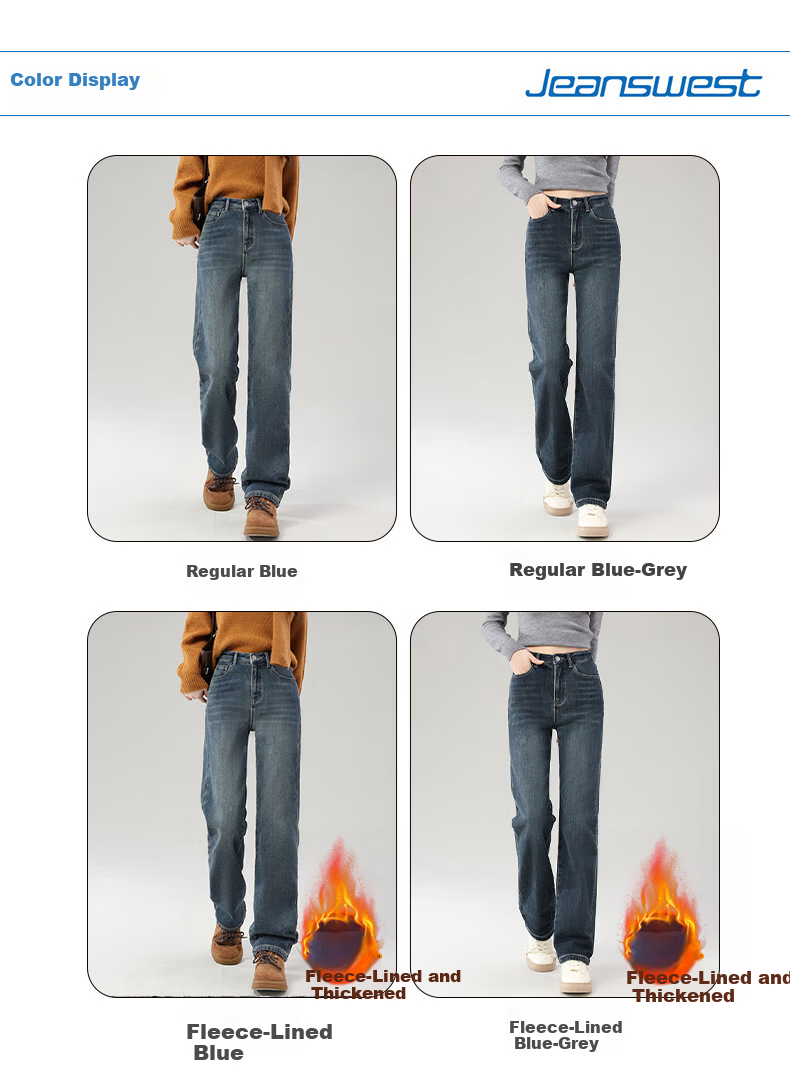 Jeanswest Women's Summer Trendy Straight-Leg Stretch Slim Fit Blue-Grey Cigarette Pants XL 10