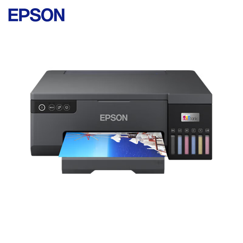 Epson L8058 A4 Ink Tank Color Inkjet Printer for Home Use, 6-Color Photo Original Continuous Ink Supply for Printing Studios, Supports WiFi Wireless