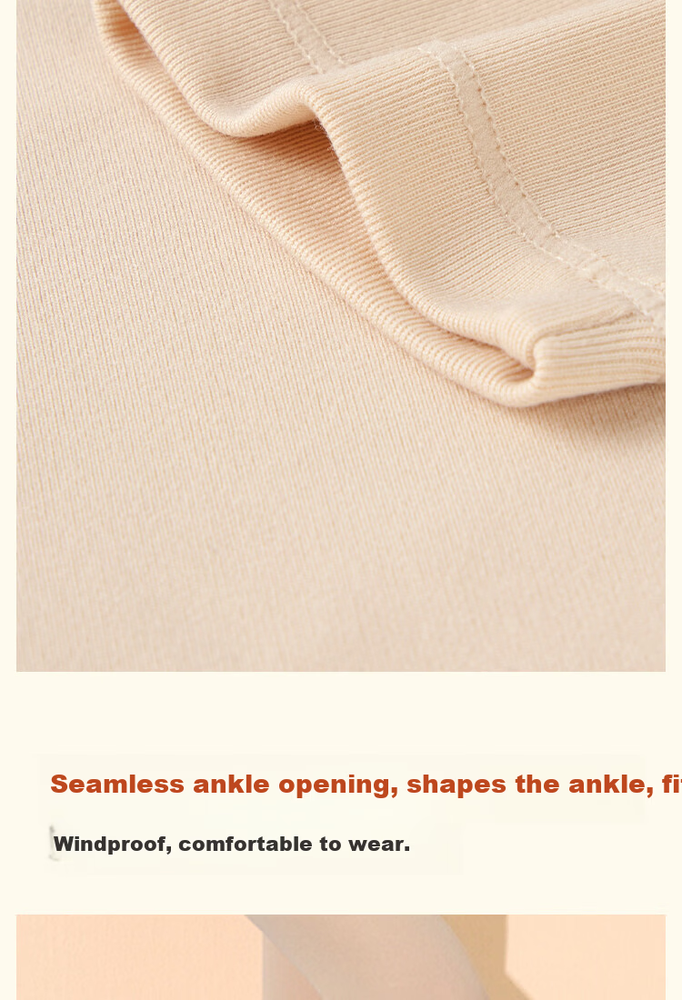 MiiOW Thin Autumn Thermal Underwear Set for Women - Warm Long Johns and Top for Fall and Winter 11