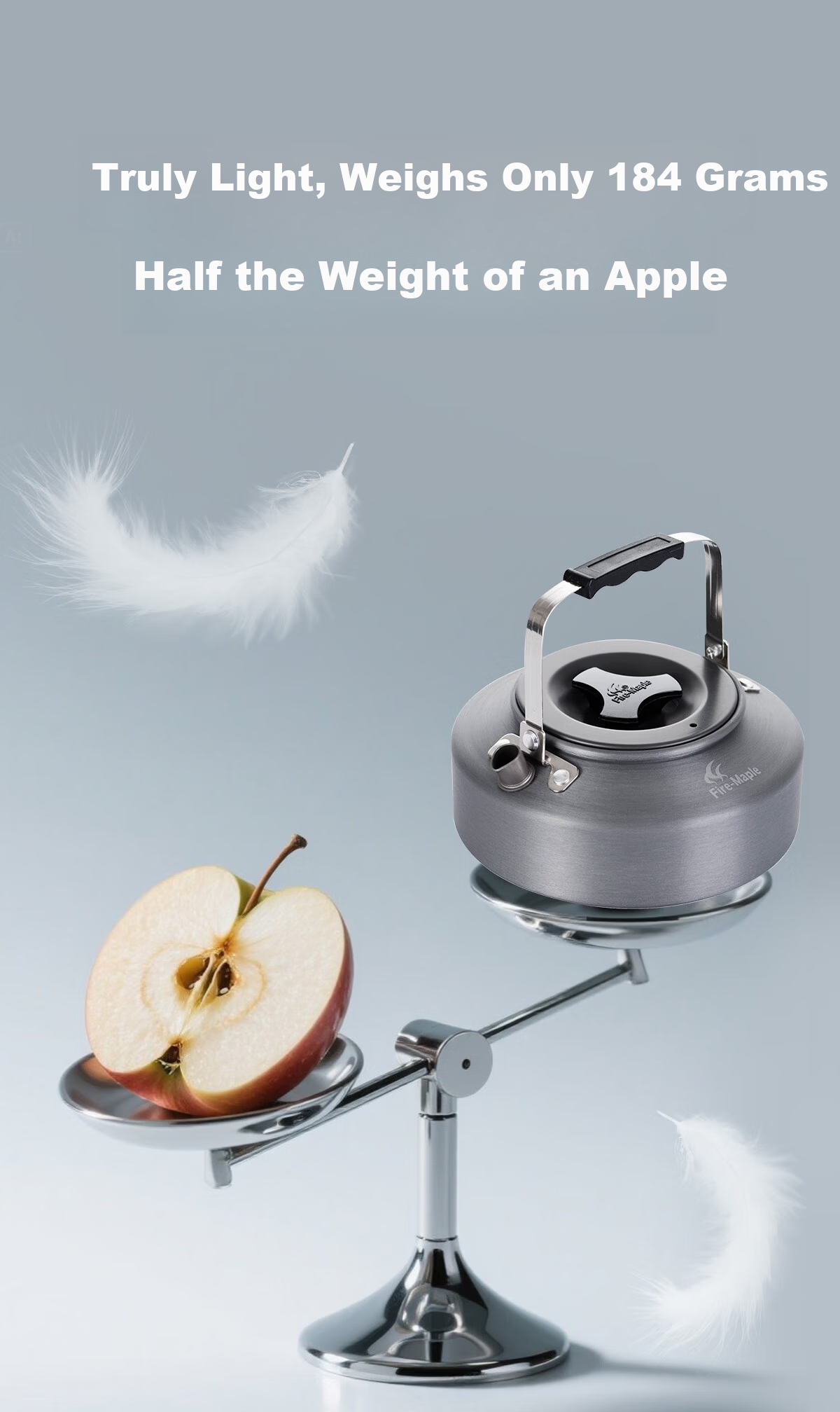 FIRE-MAPLE XT1 Heat Collection Pot 0.8L, Windproof Quick Heating Outdoor Camping Kettle, Aluminum Tea Pot, Coffee Pot, Fire-Round Brewing Tea 7