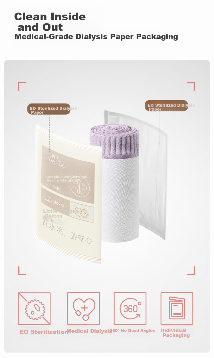 YEEHOO [Xiaoyang Cotton] Children's Pure Cotton Disposable Sterilized Underwear Unisex Boys and Girls Boxer Underwear Travel Pack 7