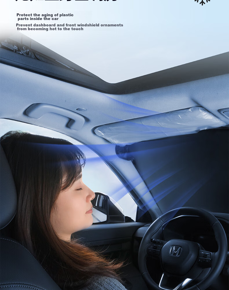 HONDA Original Car Sunshade Front Windshield Interior Heat Insulation Sunshade Ice Curtain Single Layer Accord Special 9