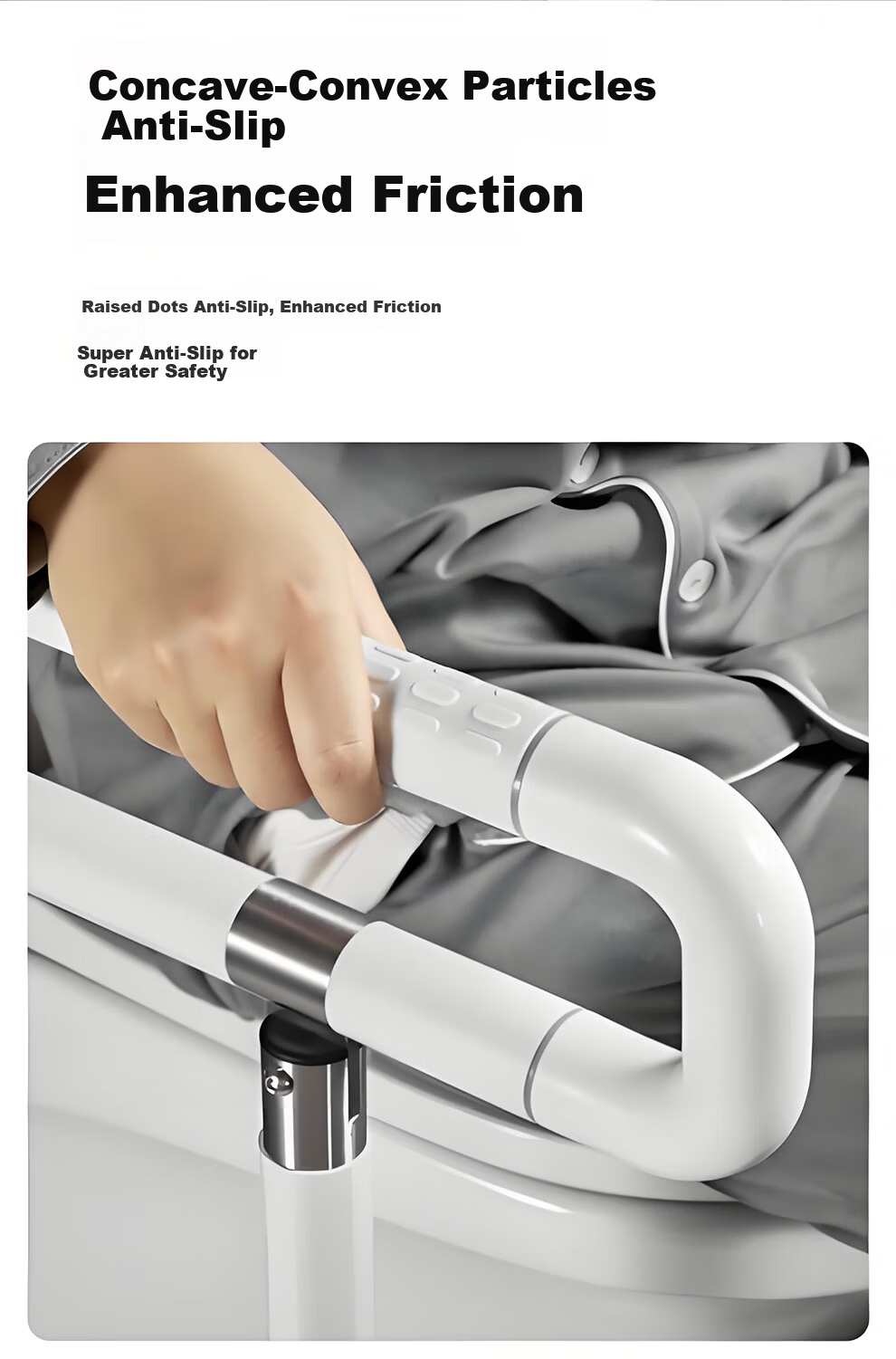 Submarine Toilet Safety Grab Bar Elderly Anti-Slip Bathroom Toilet Handrail Accessibility Aid 3