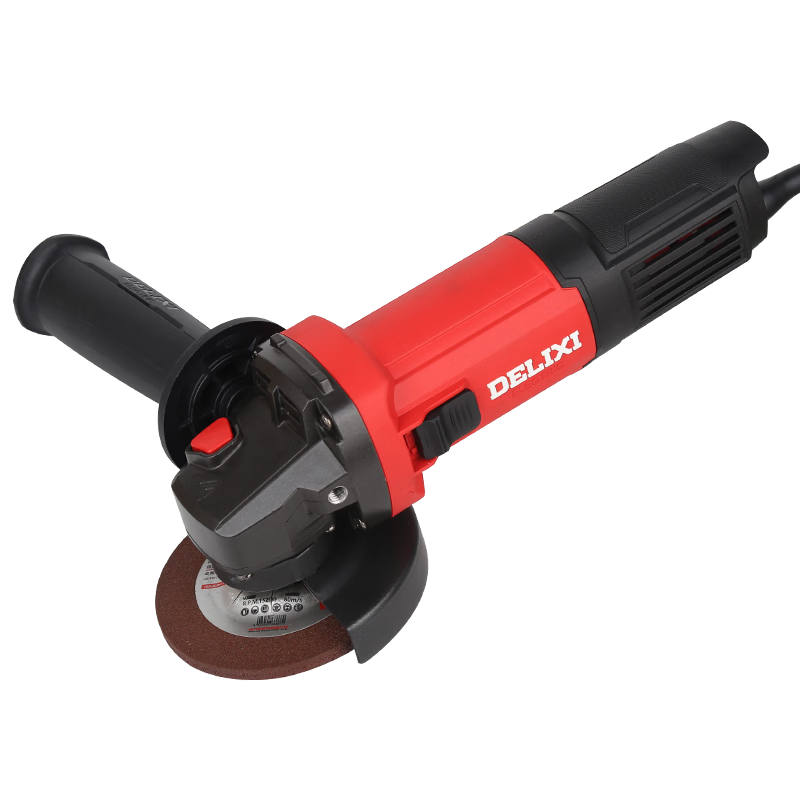 Delixi Electric 800W Angle Grinder High Power Handheld Grinding Cutting Polishing Tool Side Switch