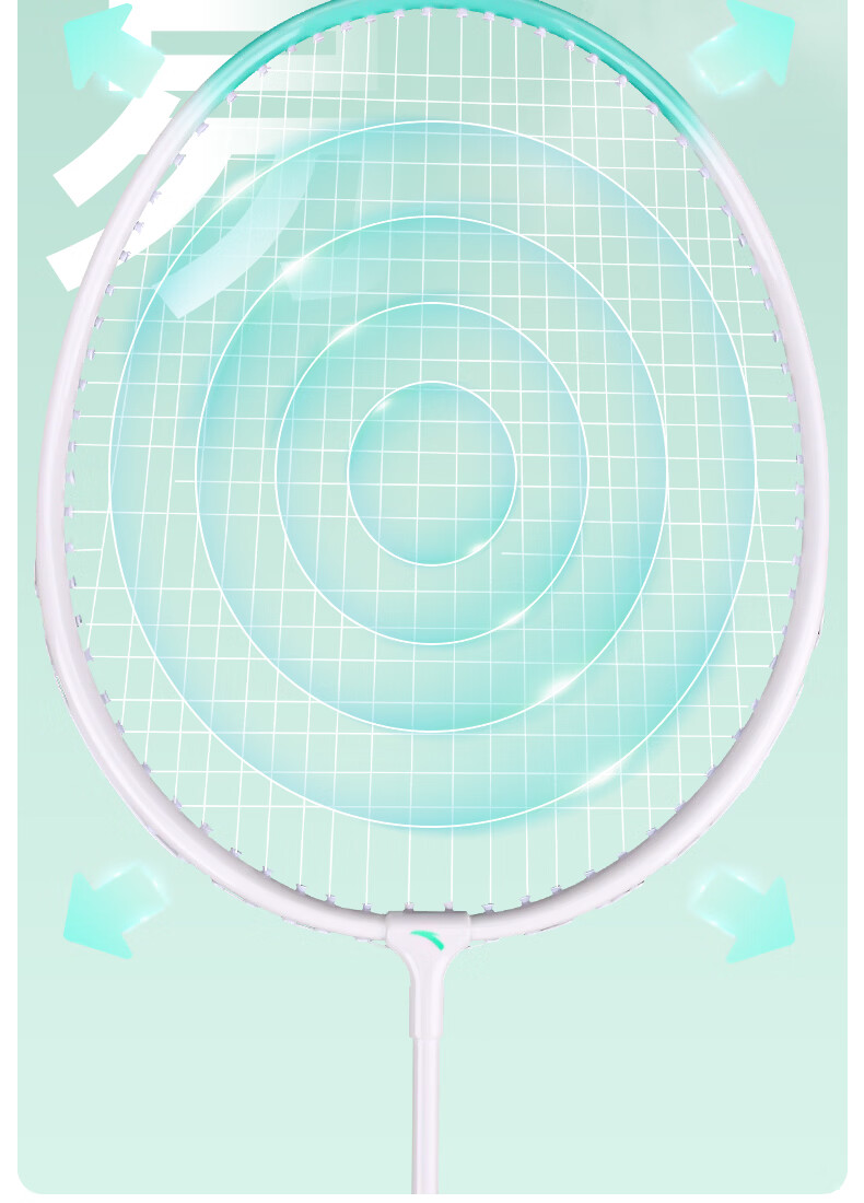 ANTA Badminton Racket Set Lightweight Durable Professional Training and Competition Racket 621-4 with Shuttlecock Gift 5