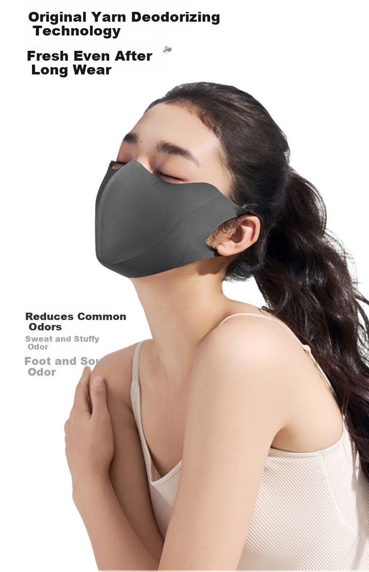 Beneunder Skin Barrier Protective Sunscreen Mask Face Shield Spring Summer Soothing Sensitive Skin Medical Breathable Anti-Dryness Deodorizing Blue 18