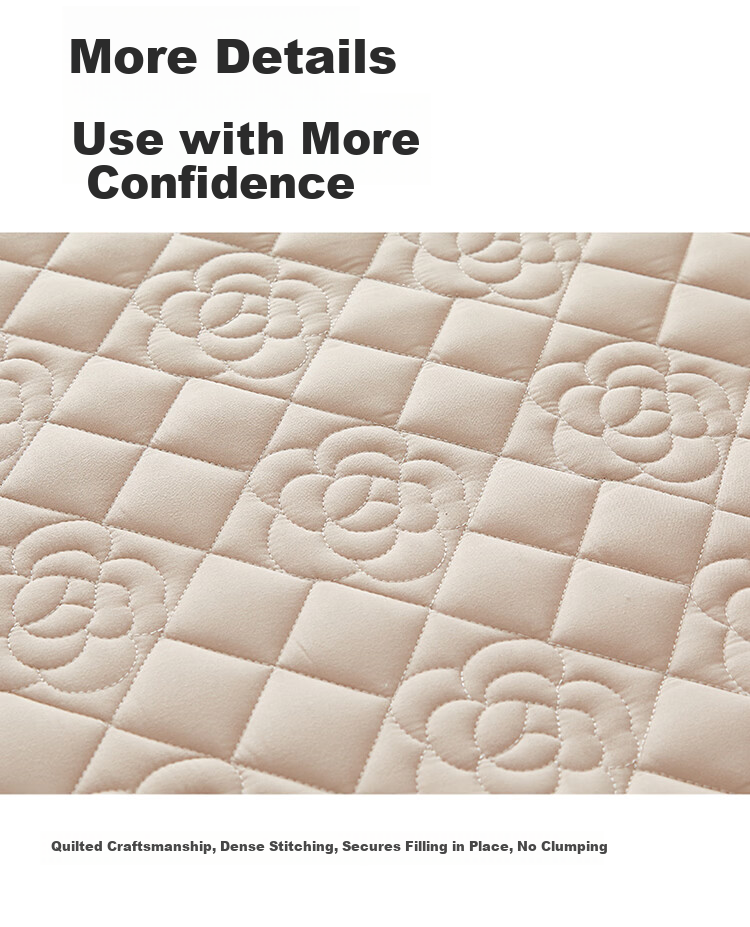 Urban Beauty Class A Waterproof Full Coverage Urine-Proof Fitted Sheet Single Bed Cover Mattress Protector Dustproof Camellia 180*200cm 9