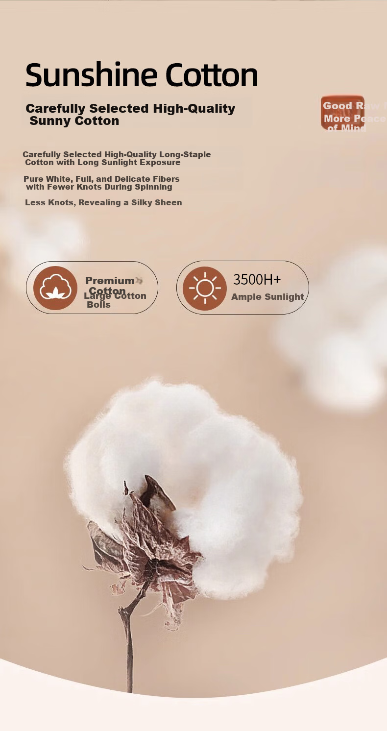 Miiow 100% Cotton Fitted Sheet Pure Cotton Mattress Protector Dustproof Cover 180x200cm 3