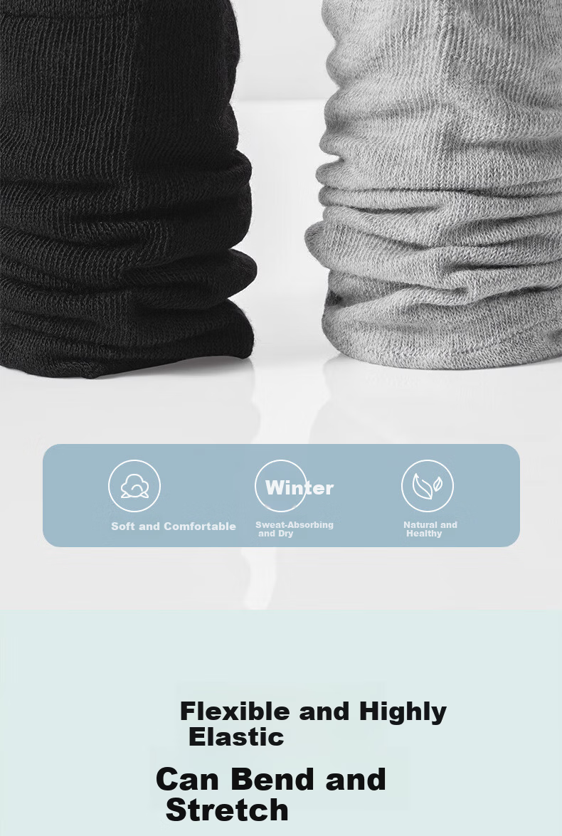 Qihaiqiu Disposable Compressed Socks Daily Use No Wash Unisex Sweat-Absorbing Breathable Travel Portable Black 10 Pairs 3