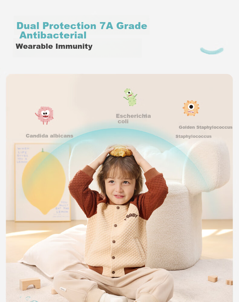 Ibaby Pop Mart Collaboration Children's Jacket, Boys And Girls Autumn Thin Style Baby Cardigan Top, Guanjia Xiaoxiang, 140 8