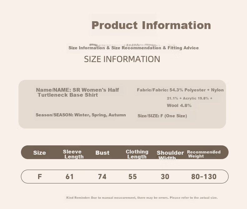 Baleno 2025 Autumn Winter New Women's Knitwear Half Turtleneck Pullover Slim Wool Sweater Top Thin Base Layer 5