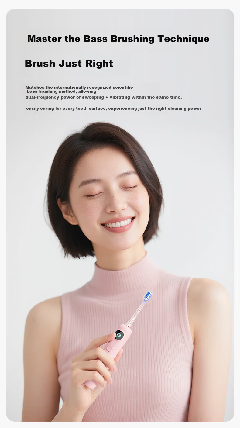 ApiYoo AiYou P9 Pro Adult Sonic and Vibrating Electric Toothbrush Soft Bristles Gum Care Deep Cleaning Adult Couples Students Gift for Boyfriend Girlfriend Birthday Present 5