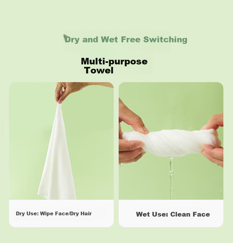 One's Member Disposable Towel Travel Hotel Portable Face Towels 10-Pack 7