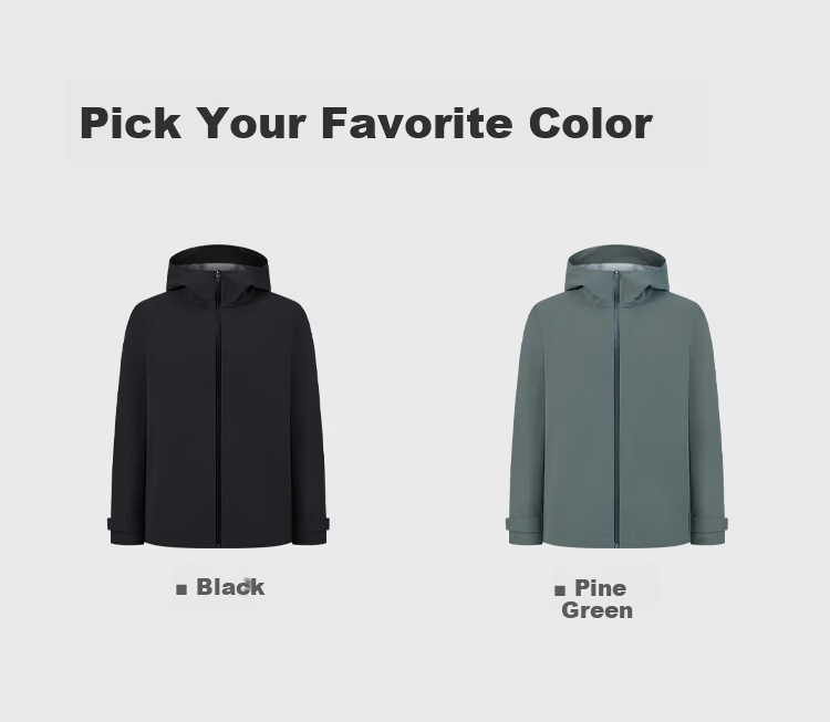 JD Jingzao Waterproof Sealed Men's Jacket High-end Softshell Outerwear Spring New Lightweight Tactical Jacket Black L 11