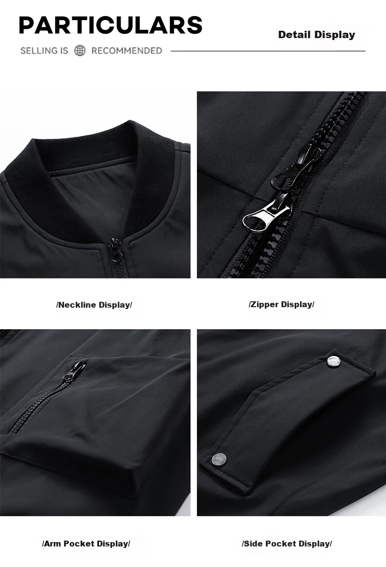 JEEP SPIRIT Men's Spring Autumn Jacket Outdoor Workwear Windproof Biker Coat M 20