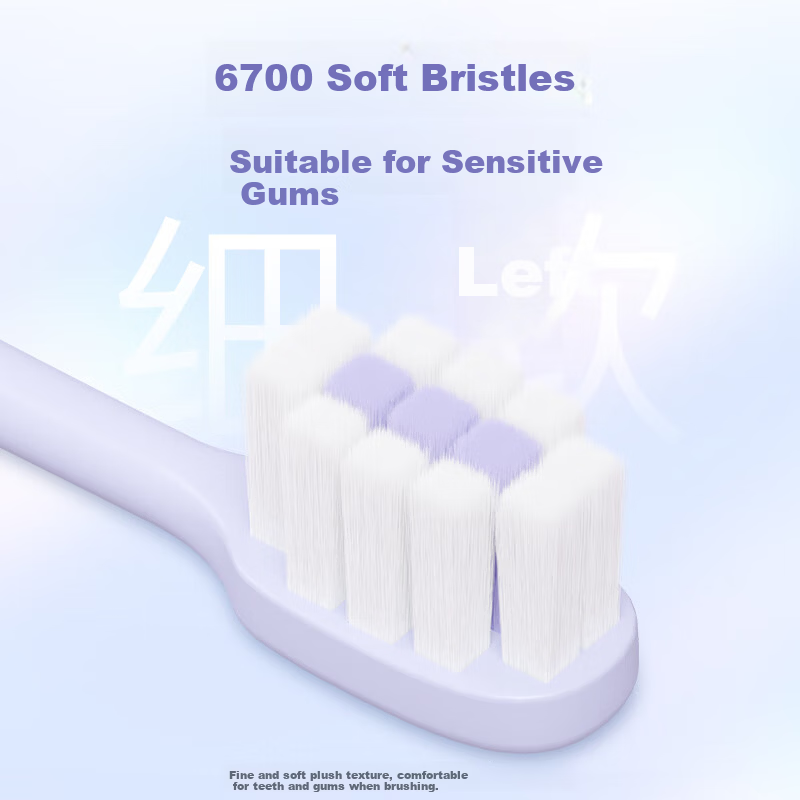 Beijiajie Sakura Soft Bristle Toothbrush 3-Pack Ultra Soft Bristles Anti-Gum Bleeding Small Head Gum Care for Adults Men and Women