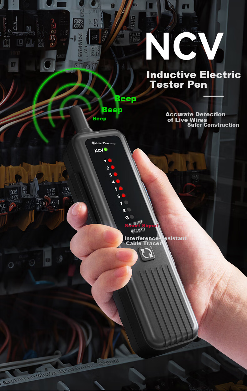 Smart Mouse NF-812 Network Cable Tester Multifunctional Line Tracker Signal Tester Inspection Tool Set 12
