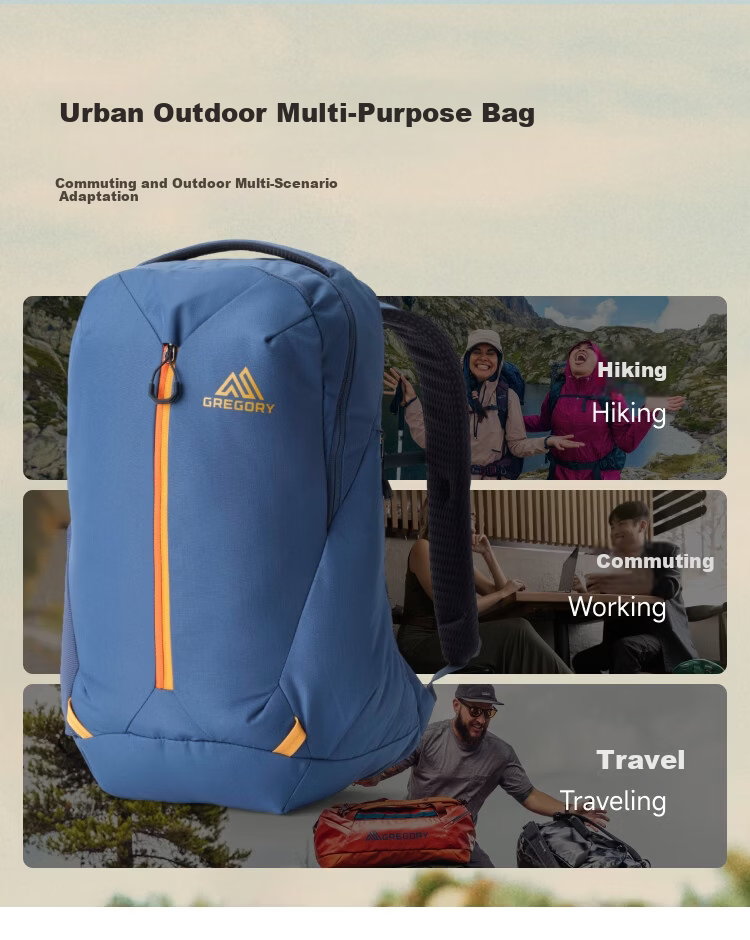 GREGORY Cloud Trekking Backpack, 20L Outdoor Hiking Bag, Climbing Lightweight Breathable Backpack for Men, 40J 6