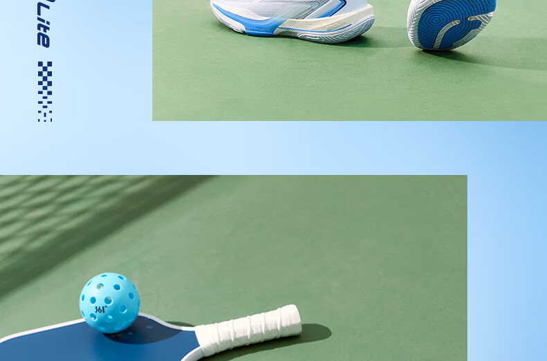 361° Sai Dian Pickleball Shoes Men's Sports Shoes Summer New Professional Training Shoes Cushioning Rebound 672624403-1 35