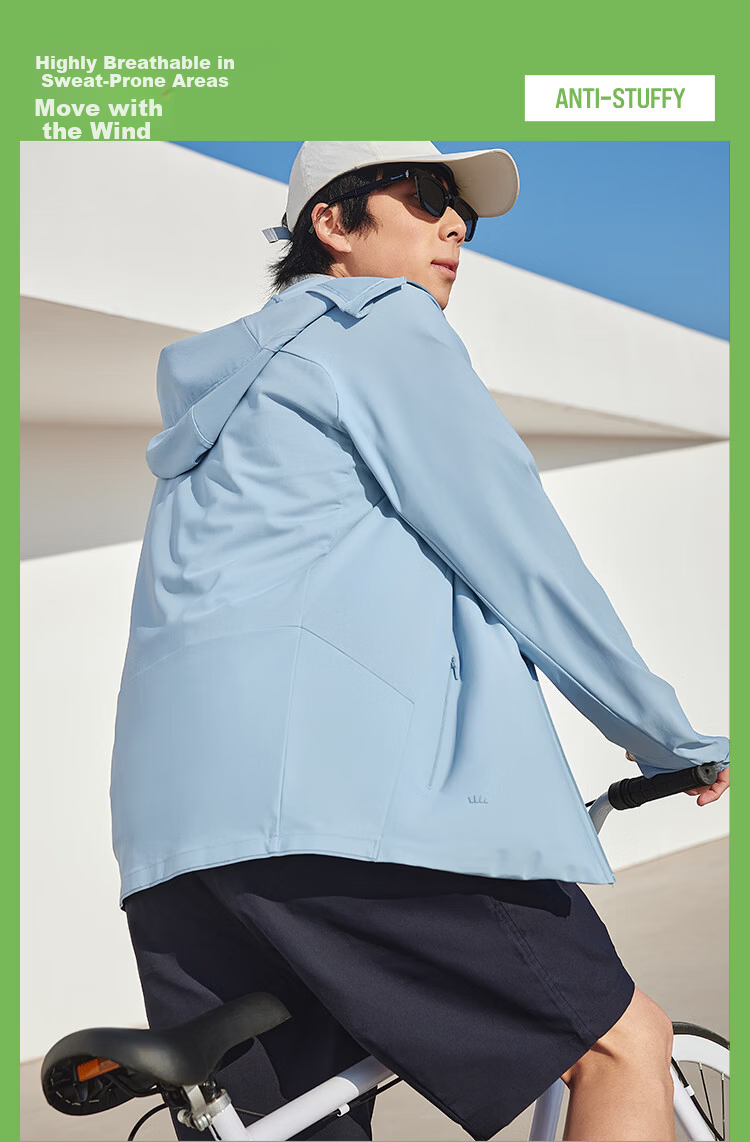 Beneunder Ice Silk Sun Protection Jacket for Men UV Protection Cooling Breathable Outdoor Fishing AL106 7