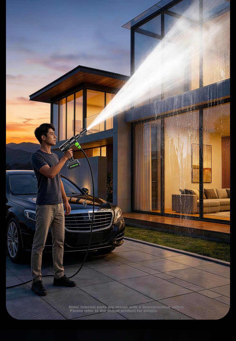 WITGOER High-Pressure Automatic Water Suction Car Washer Self-Priming Tap Water Connection Powerful Car Wash Machine Large Capacity for Car Wash Shops 20