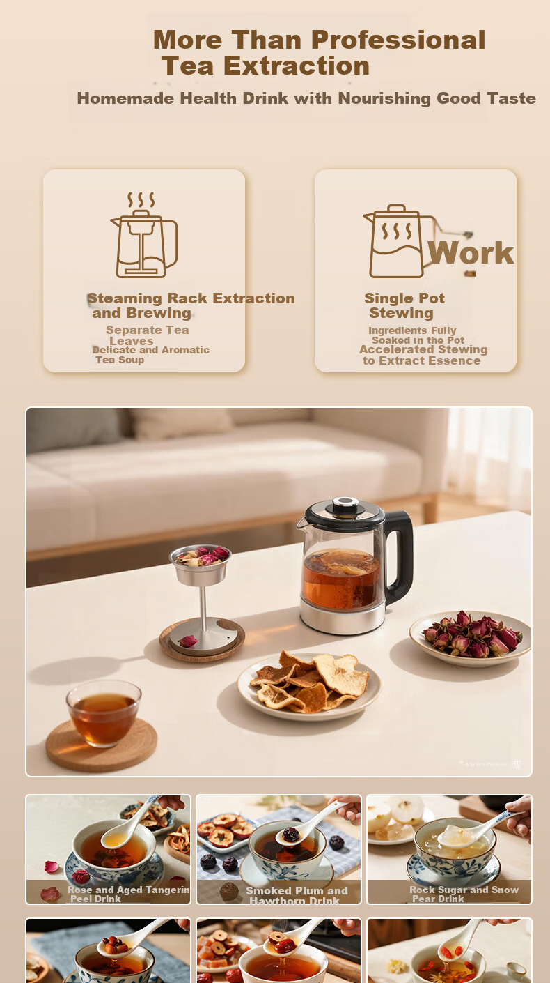 Angel Home Tea Bar Machine High-End Living Room Smart Voice Control Anti-Overflow and Dry-Burn Protection Bottom-Load Water Dispenser Constant Temperature Health Preservation Stewing Kettle Integrated 7
