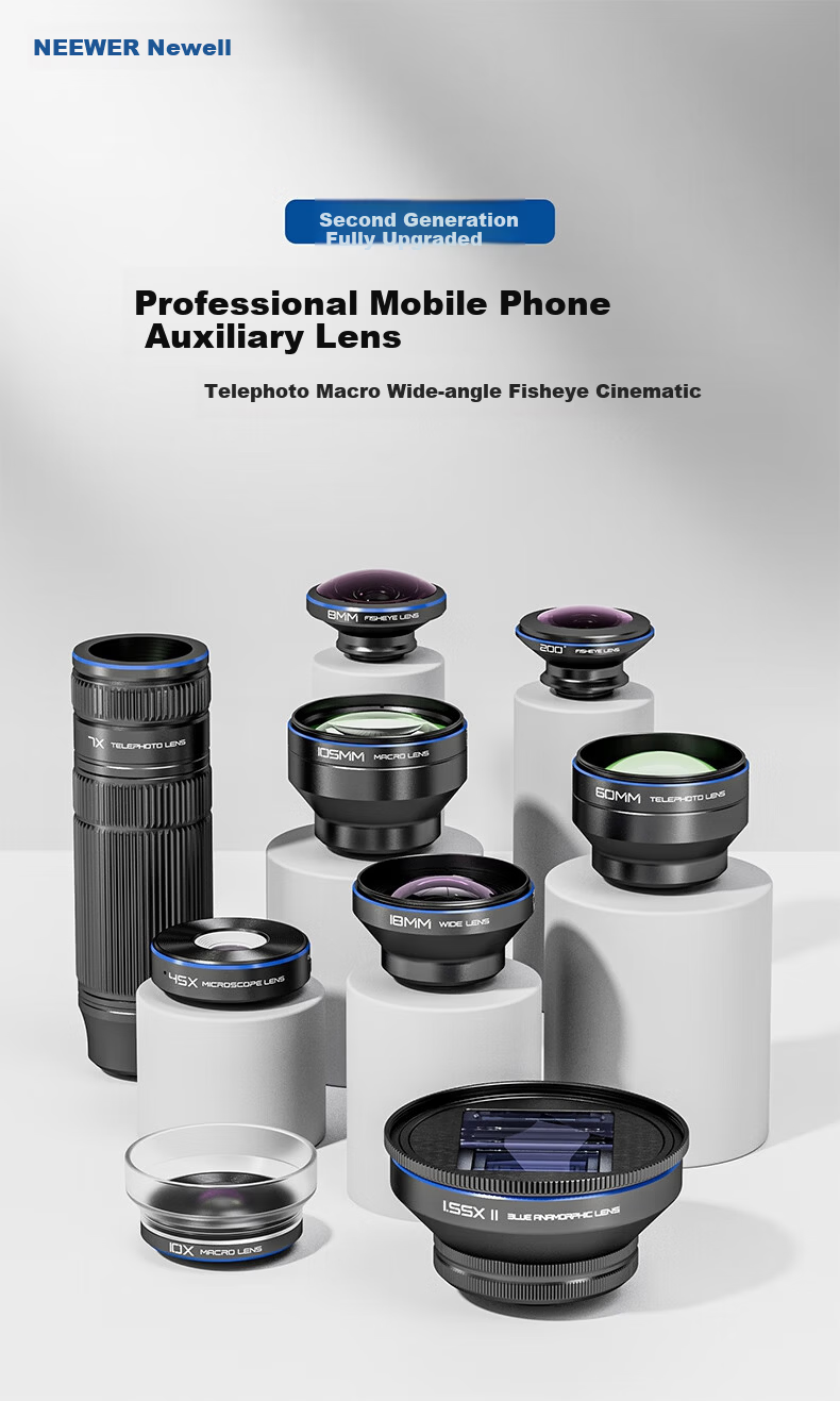 NEEWER Magnetic Stackable Modular Macro Lens for Mobile Phones (4PCS) 1