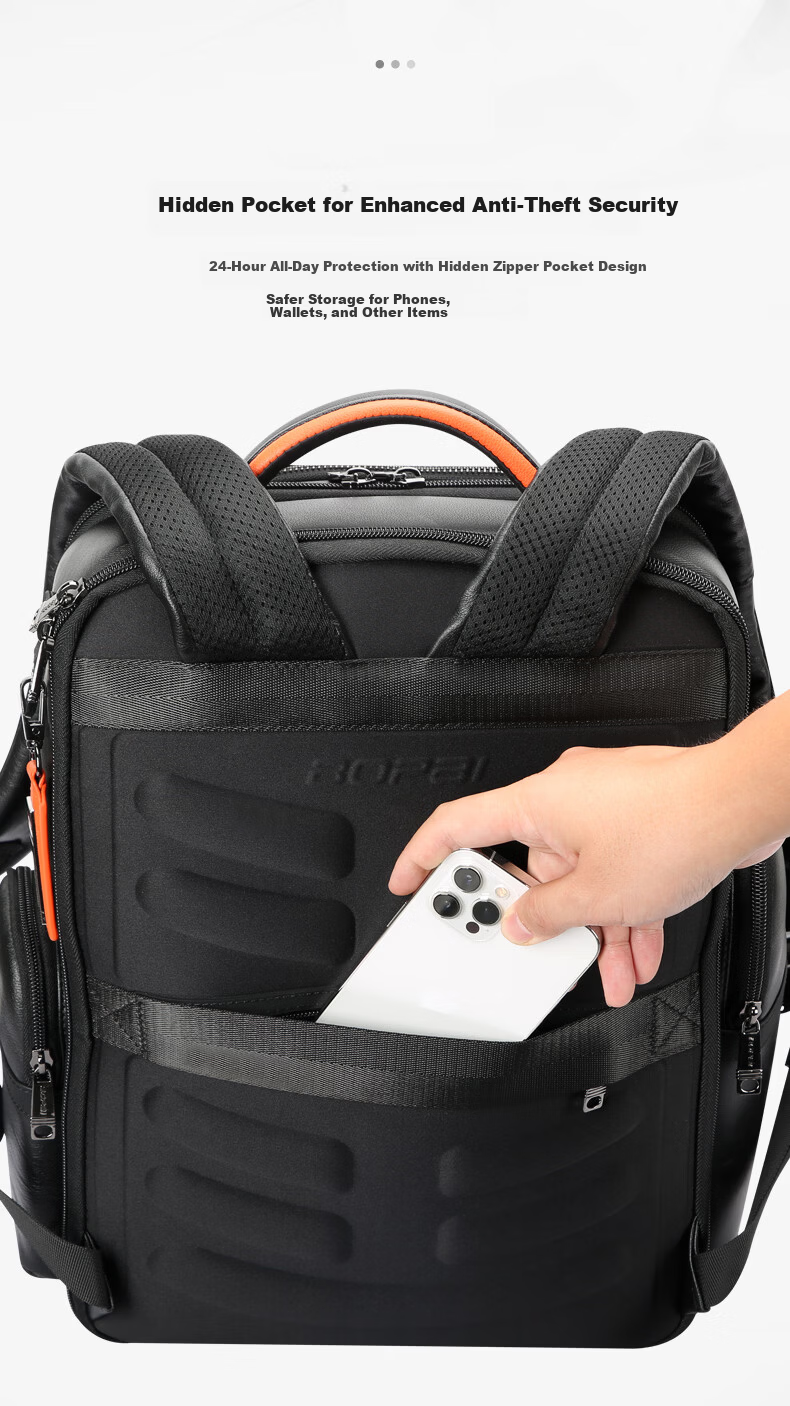 Bopai Z9 Men's Backpack, Business Commuter Bag, 2025 Model, 16-Inch Laptop Bag, Travel, Father's Day Gift 4