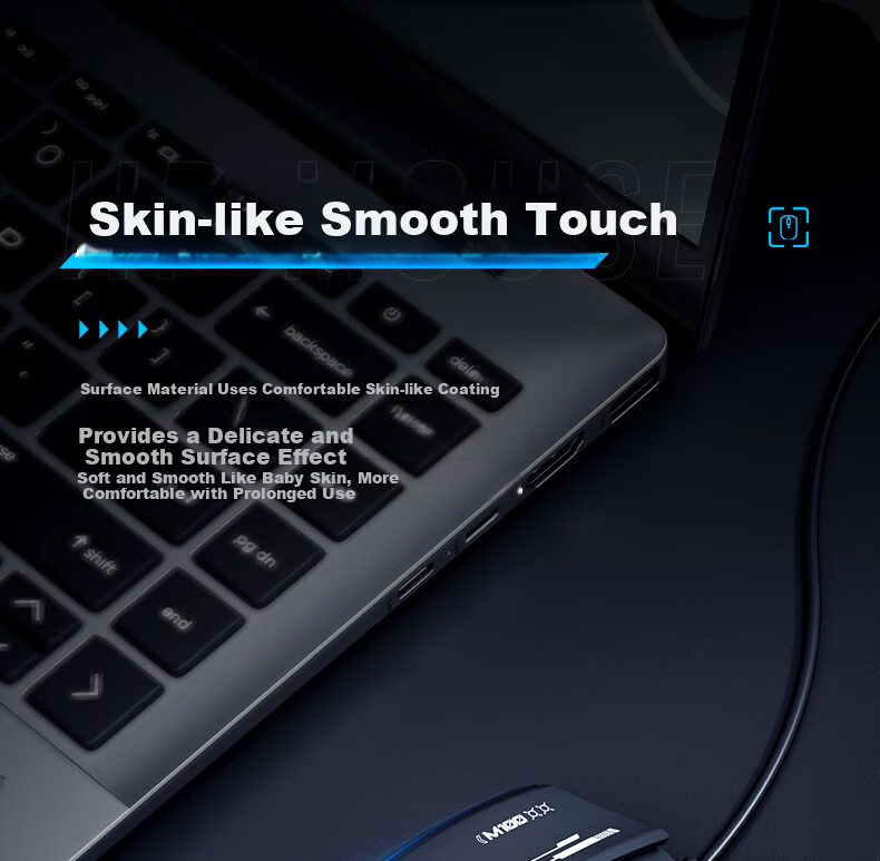 HP M100 Wired Gaming Mouse USB Four-Level DPI Adjustable Mouse for Home Office Gaming PUBG LOL RGB Silent Click Unisex Desktop Computer Mouse Milk Tea Color 3