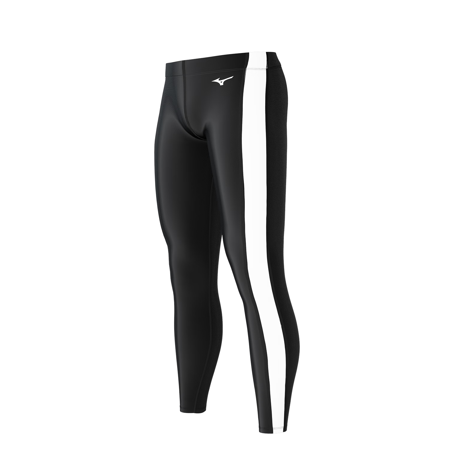 MIZUNO Men's Professional Quick-Dry Swim Shorts, Fitness Long Swimwear, Fashionable Plus-Size Surfing Suit, B1103 Black 2XL