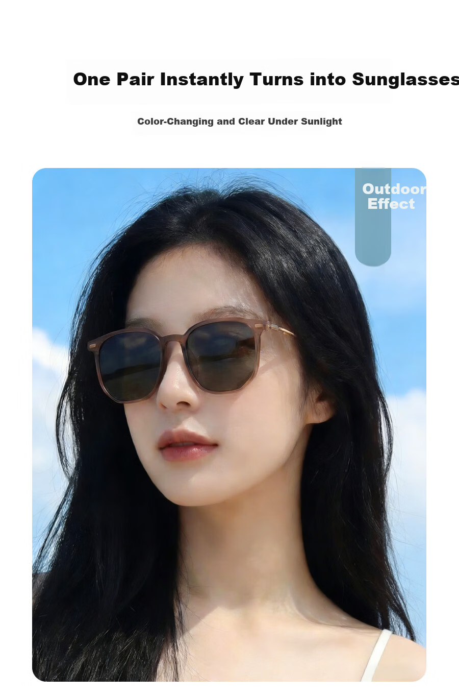 Bertha Women's Sunglasses High-End Polarized UV Protection Photochromic Square Round Face Slimming Sun Glasses for Women 8