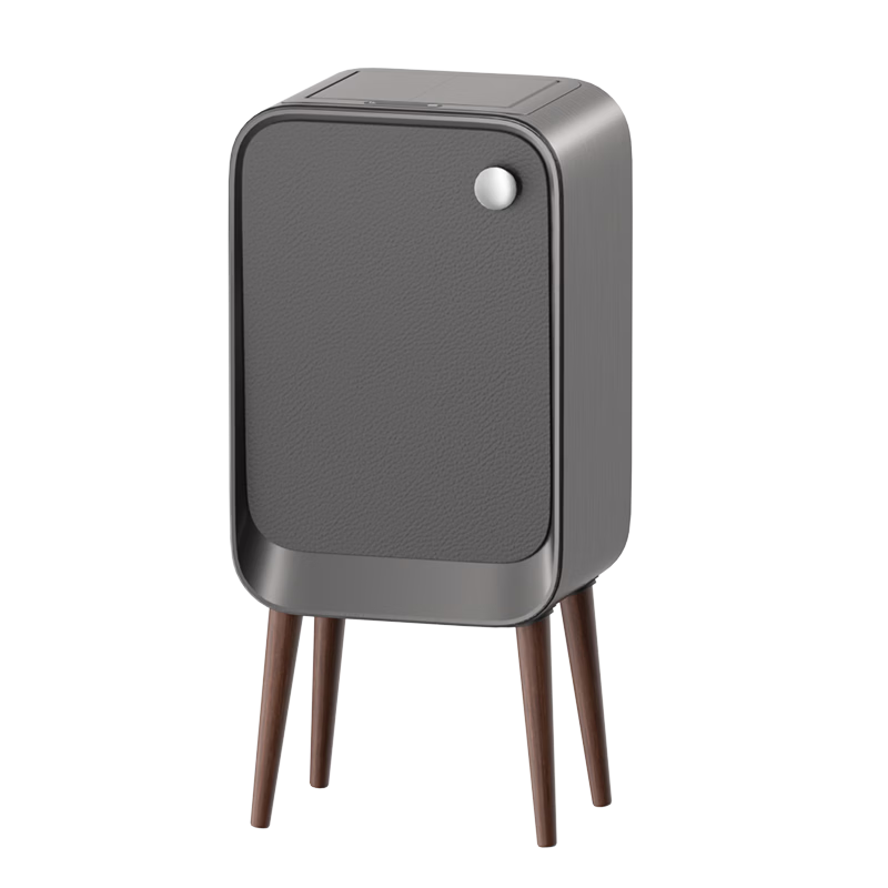 JD Jingzao Stainless Steel Smart Trash Can 20L Home Living Room Bedside Storage High Foot Kitchen Bathroom