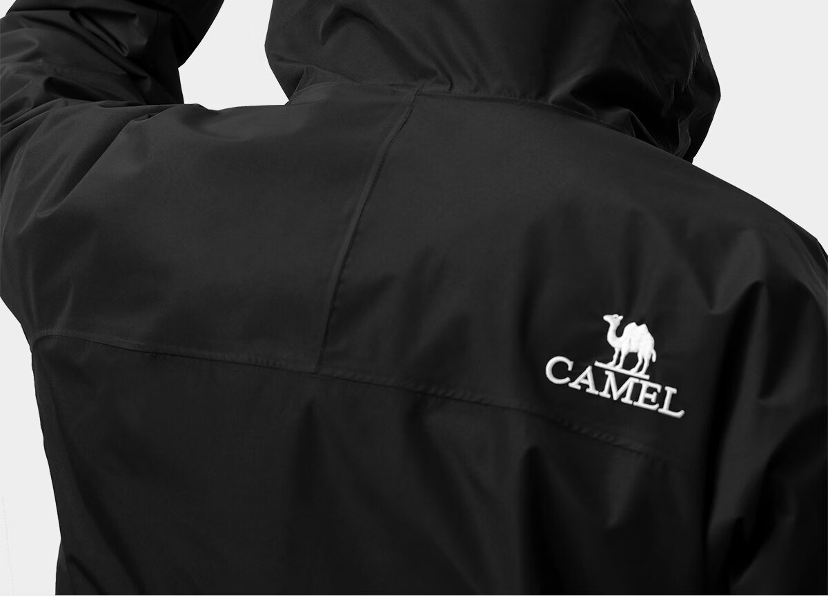 CAMEL [Wang Junkai's Choice], Outdoor Rain God Windbreaker Jacket for Men And Women, Hard Shell, Heavy Rain Level Windproof Waterproof Coat 17