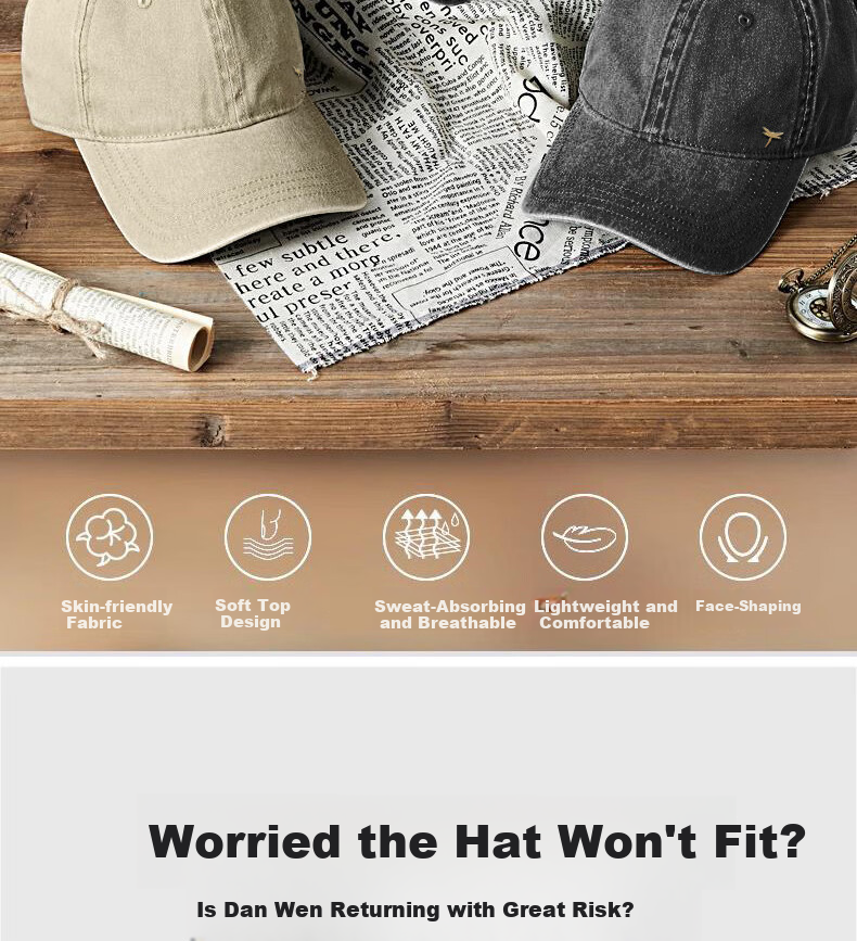 Red Dragonfly Men's Four-Season Sun Protection Baseball Cap Outdoor Casual Soft Top Duckbill Hat for Hiking and Fishing 3