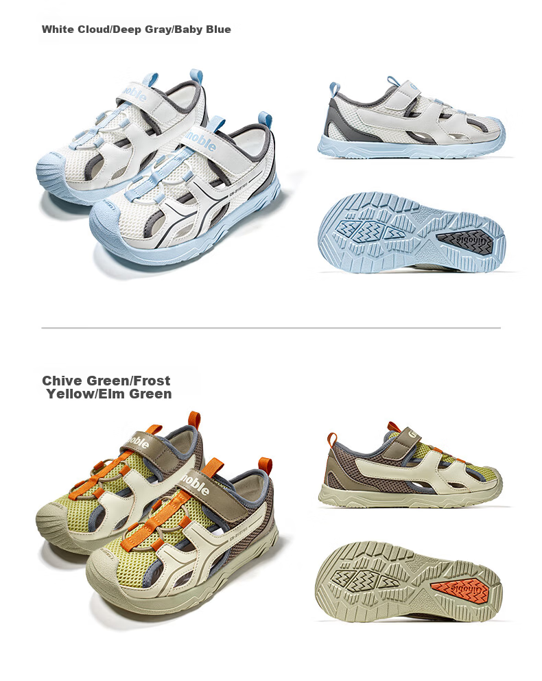 Ginoble Baby Toddler Walking Shoes 2026 Summer Breathable Sandals for Boys and Girls Ages 1-5 GW1872 Ice Green 13