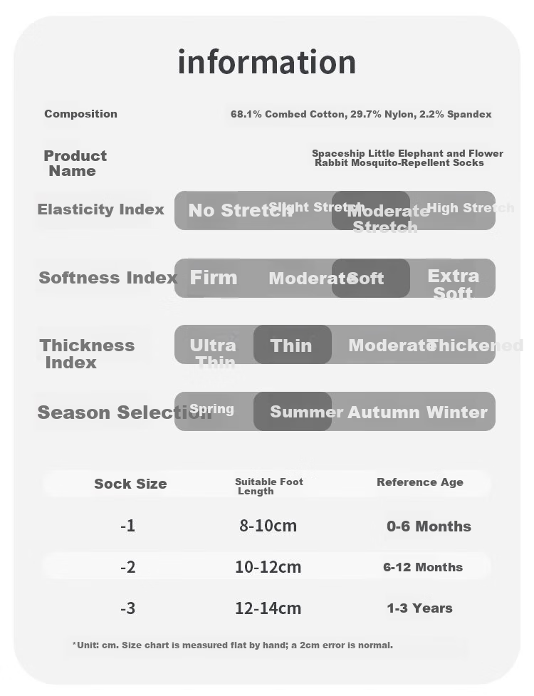 Beingmate Baby Knee-High Socks Newborn Spring Breathable Seamless Over-the-Knee Socks for Boys and Girls 3
