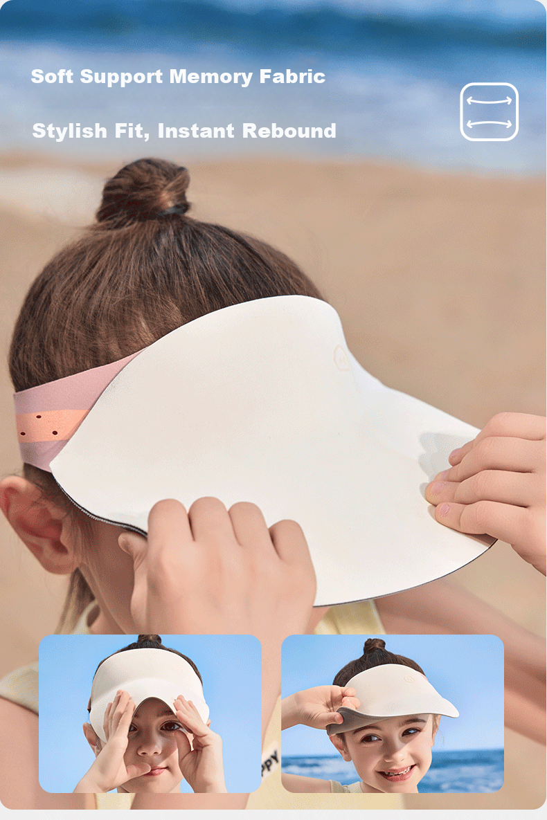 Lemon Baby Kids Sun Protection Hat Boys Girls Sports Open-Top Sun Hat Baby Child Sunshade Cap 7