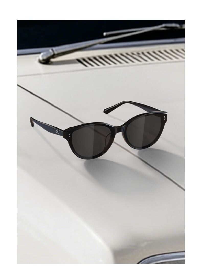 QINA [Hou Minghao Same Style] New Cat Eye Polarized Sunglasses Women UV Protection Men QN3025C10 7