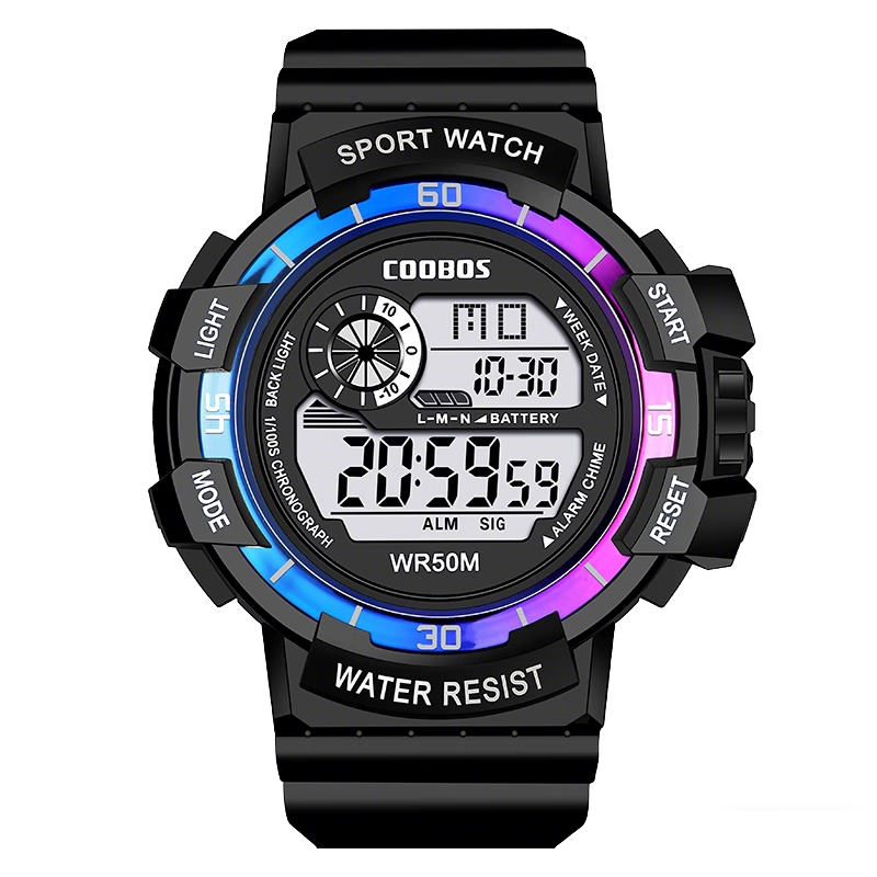AELVO Electronic Watch for Middle and High School Students, Youth Boys Gift Sports Bracelet, Ages 12-18