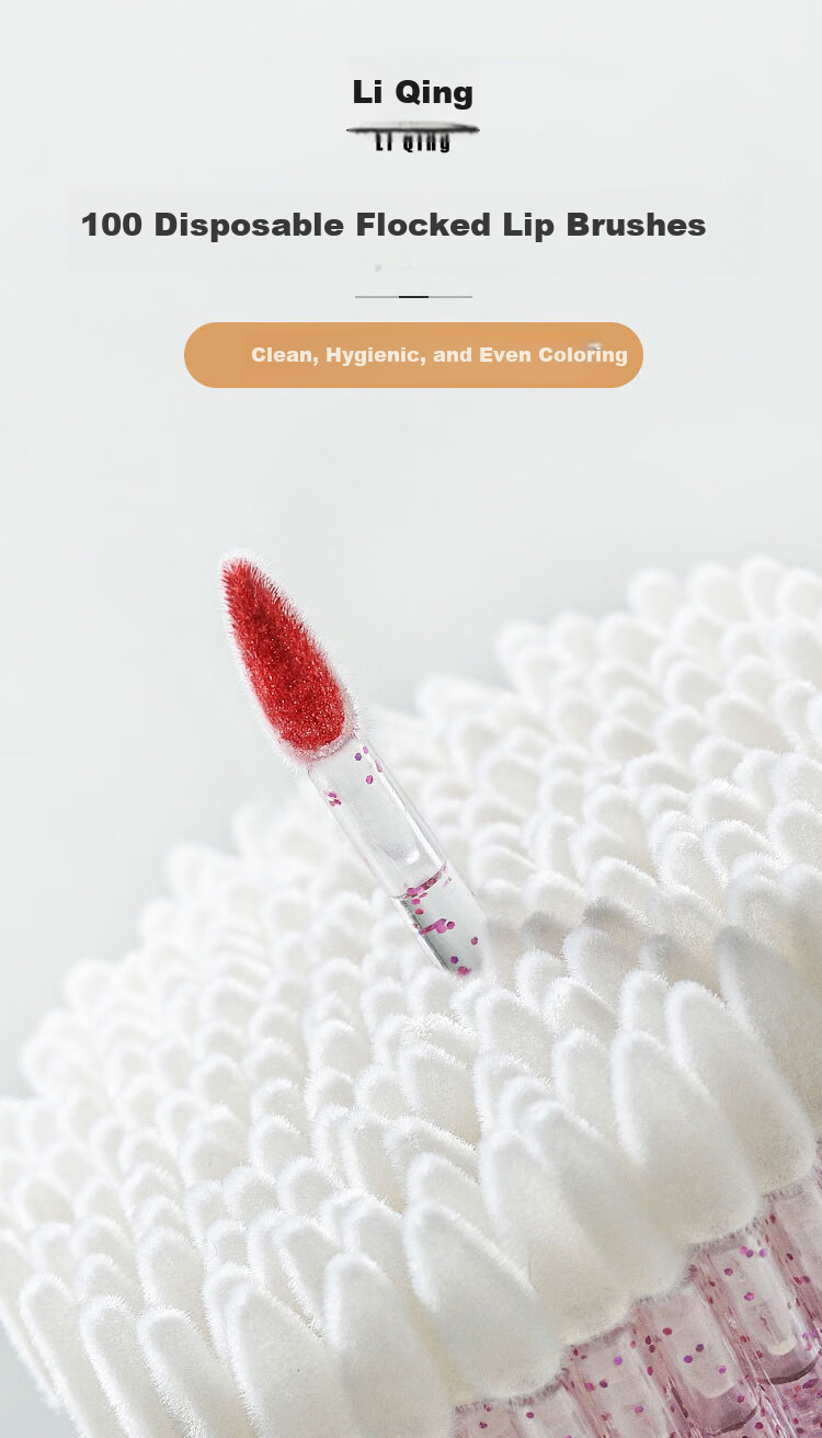 LiQing Blade Foundation Brush Flat Polished Flat-Head Seamless Foundation Makeup Brush Non-Powder Absorbing 1